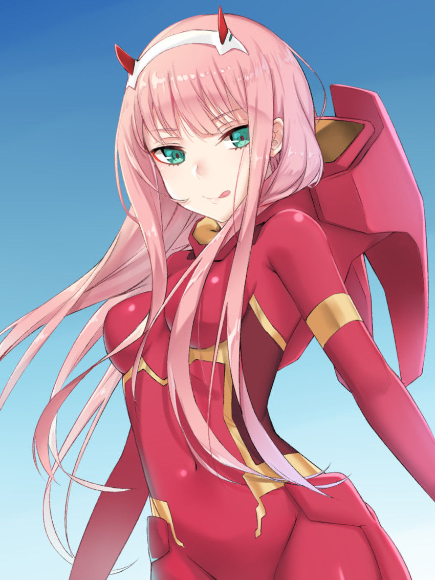 zero two (darling in the franxx) drawn by ivan_wang