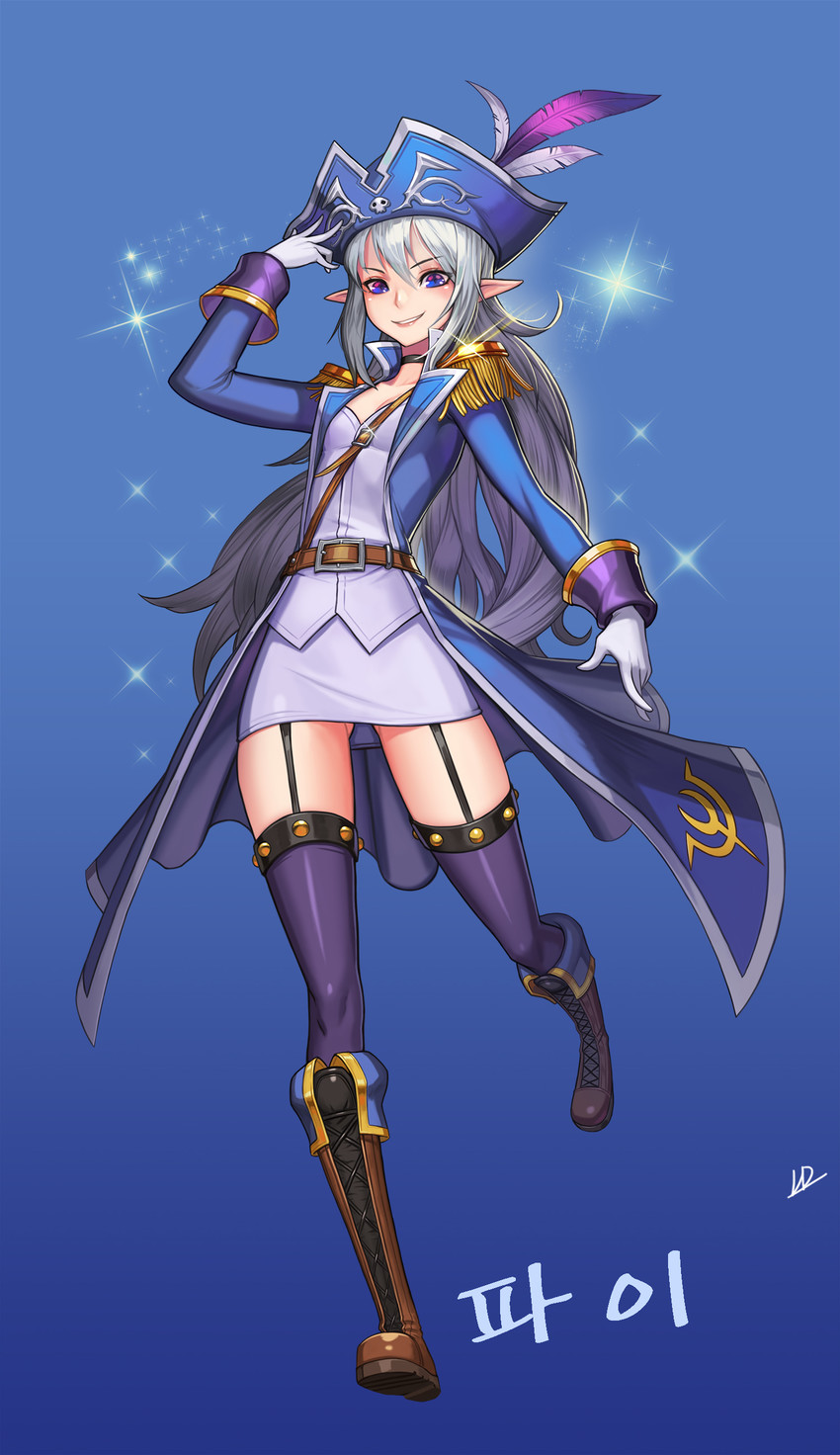 female mage (original and 1 more) drawn by kim_jin_sung