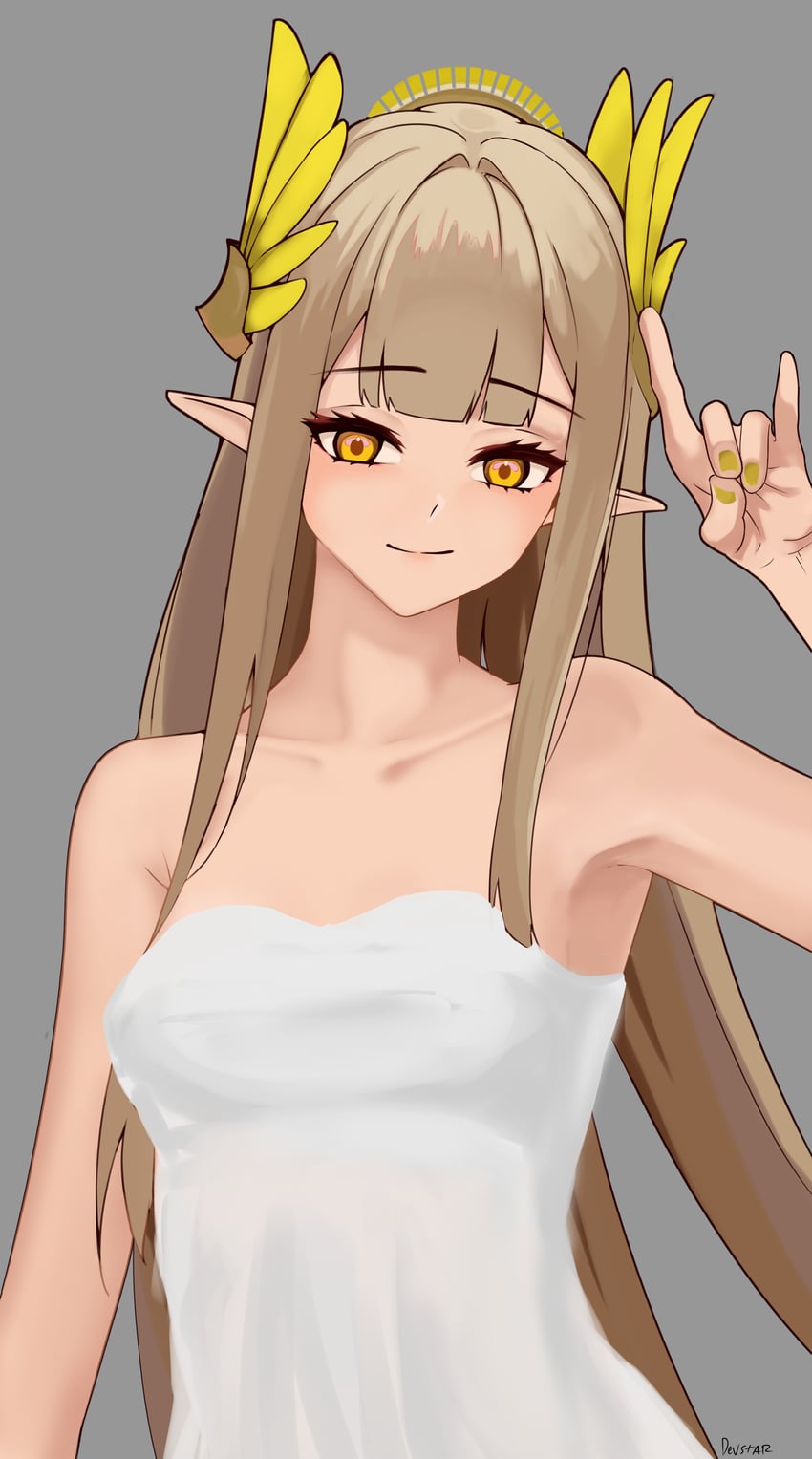 muelsyse (arknights) drawn by devstar