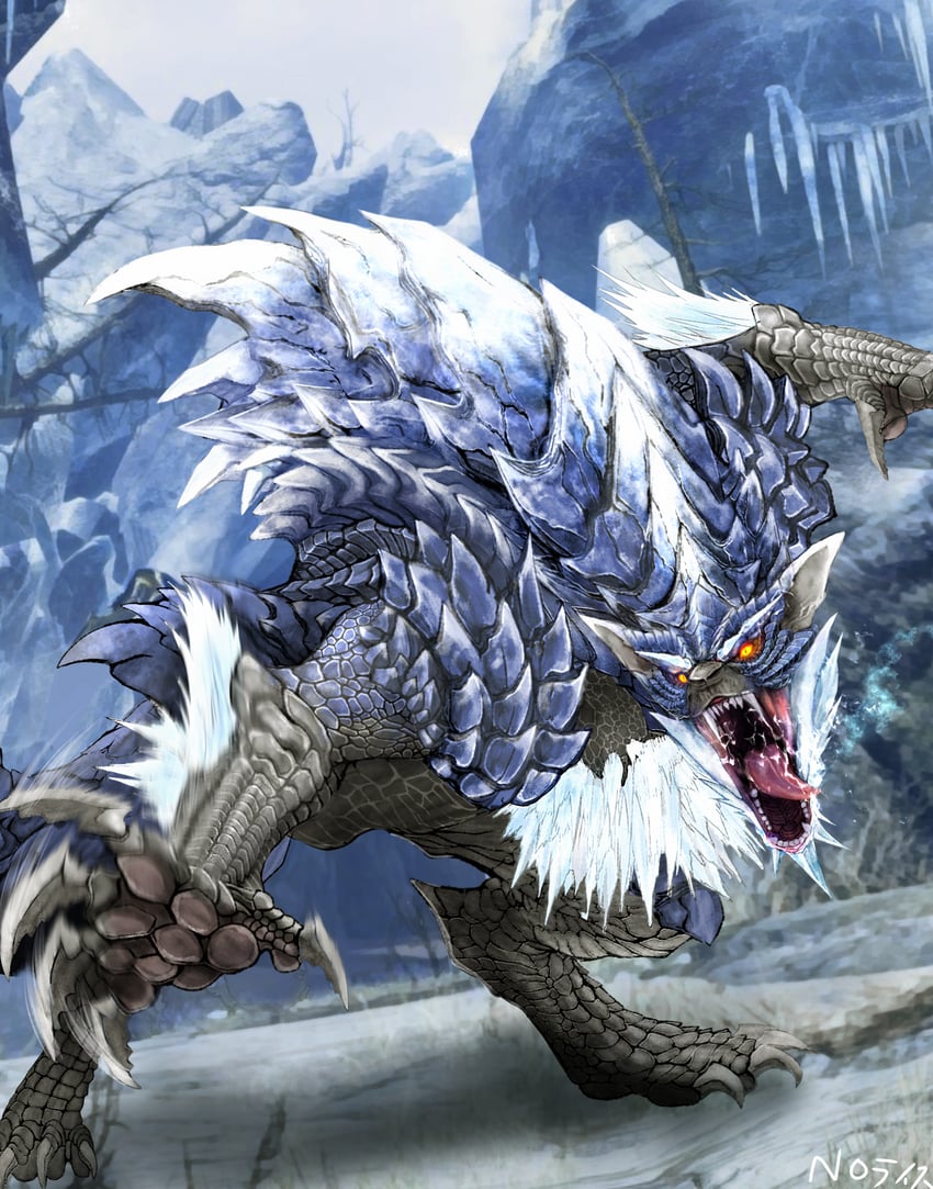 lunagaron (monster hunter and 1 more) drawn by no86484588