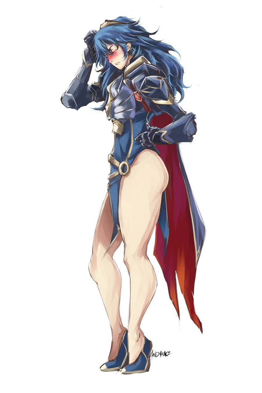 lucina (fire emblem and 2 more) drawn by andyface