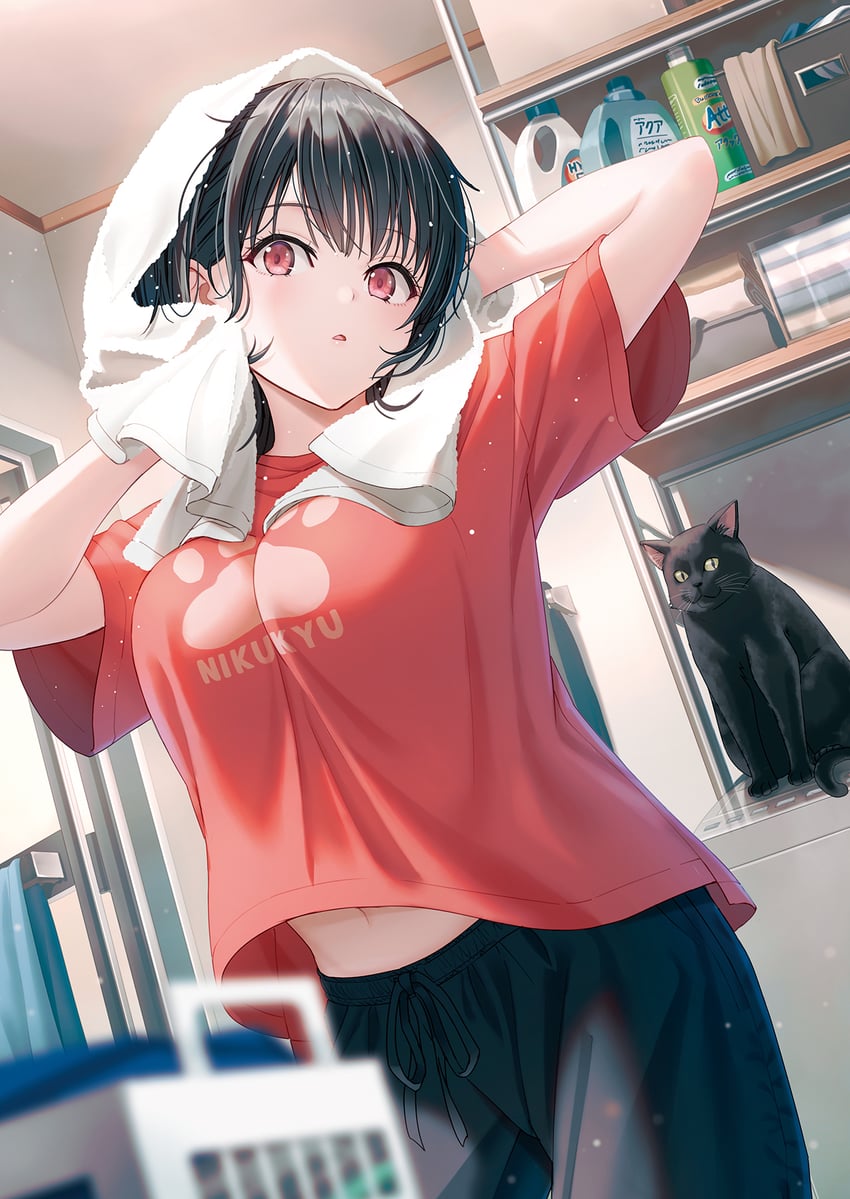 fumino kaede (senpai jitaku keibiin no koyou wa ikaga desu ka) drawn by hyuuga_azuri
