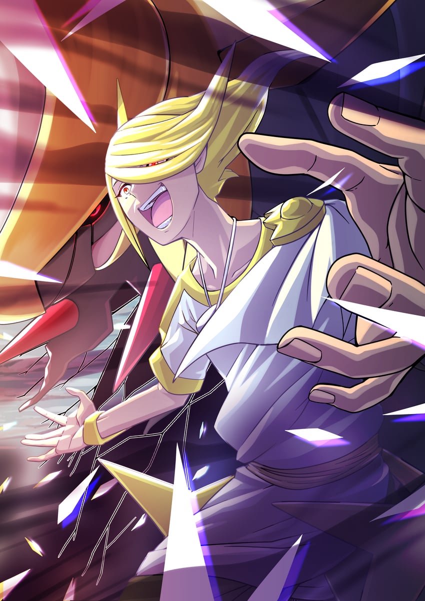 volo and giratina (pokemon and 1 more) drawn by kakashino_kakato
