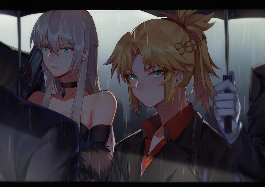 mordred and morgan le fay (fate and 1 more) drawn by yorukun