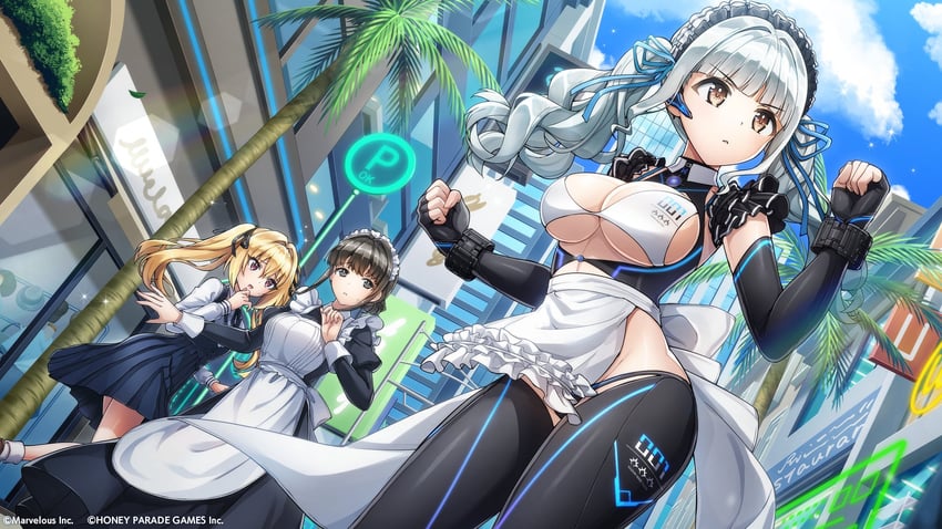 kazami ellen and nagato mei (dolphin wave) drawn by ootomo_takuji