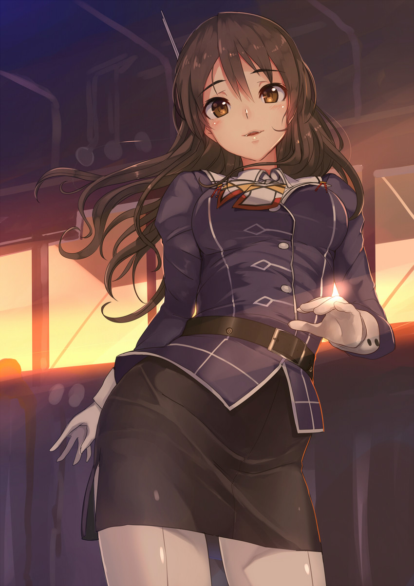 ashigara and ashigara kai ni (kantai collection) drawn by akasaai