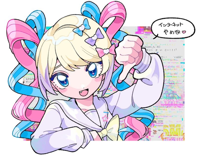 chouzetsusaikawa tenshi-chan (needy girl overdose) drawn by mika_no_nijika