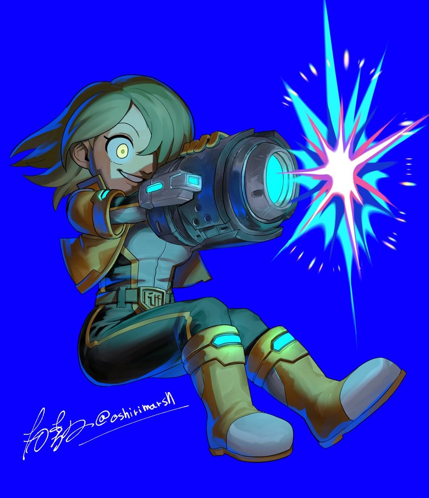 mii gunner (super smash bros.) drawn by dancho_no_mori