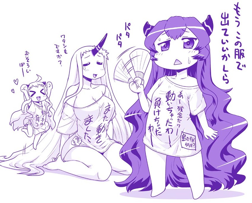 northern ocean princess, seaport princess, and isolated island oni (kantai collection) drawn by hase_yu
