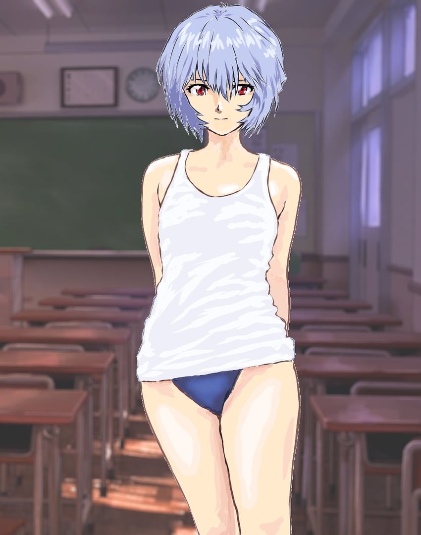 ayanami rei (neon genesis evangelion) drawn by mizumori_keiichi