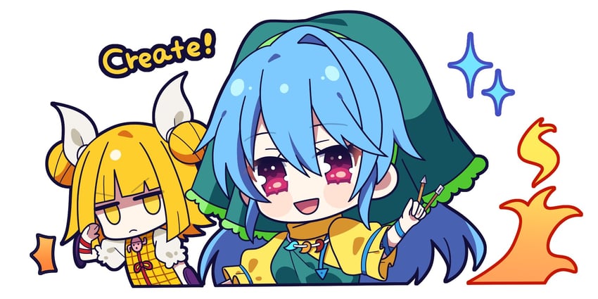 haniyasushin keiki and joutouguu mayumi (touhou) drawn by rain_leyley