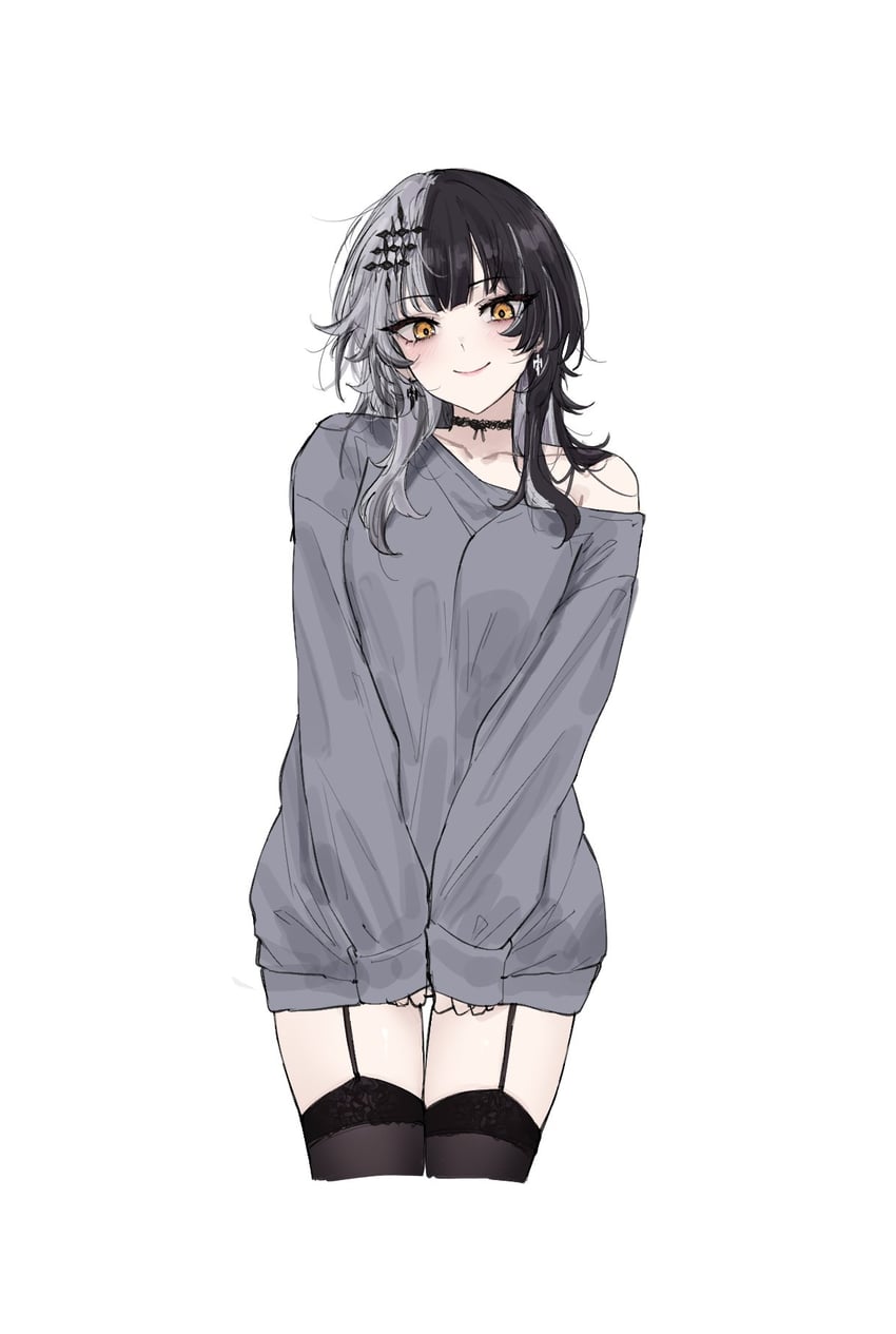 shiori novella (hololive and 1 more) drawn by feint721