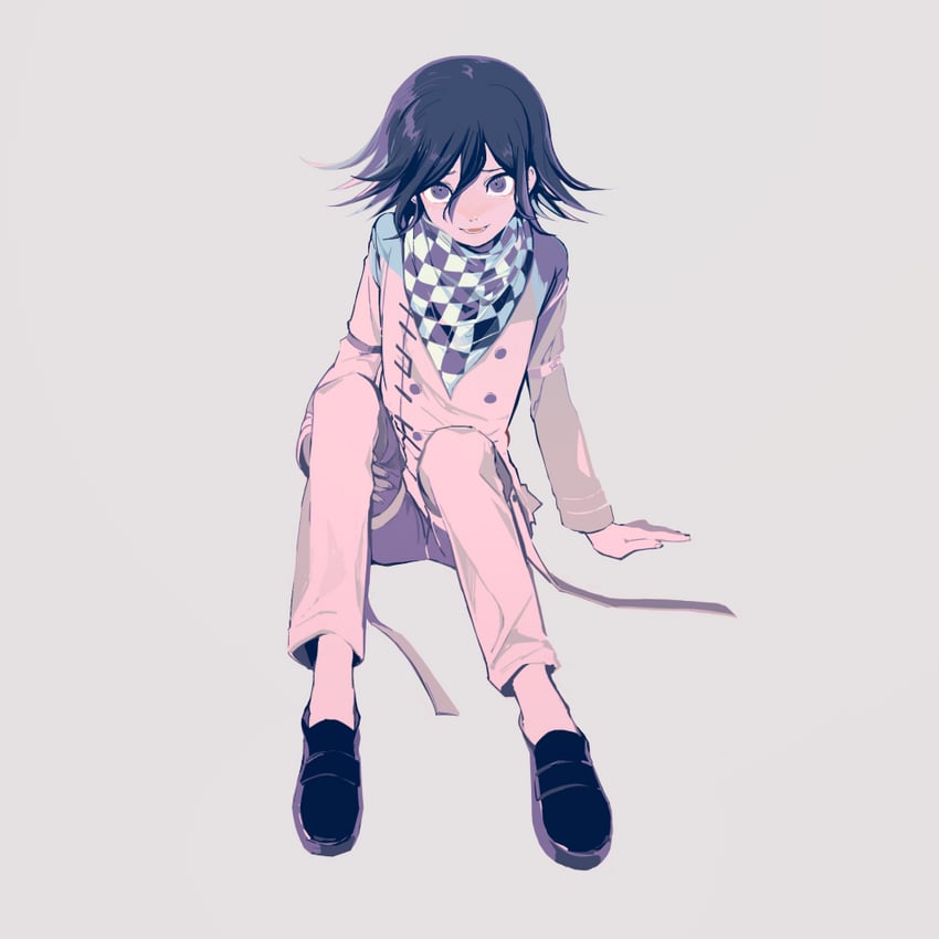 oma kokichi (danganronpa and 1 more) drawn by rocaca