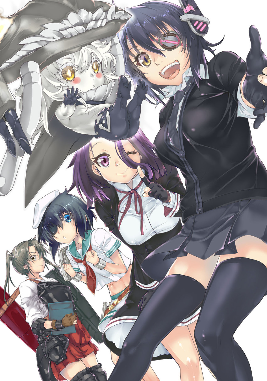 tenryuu, zuikaku, tatsuta, wo-class aircraft carrier, and kiso (kantai collection) drawn by katase_minami
