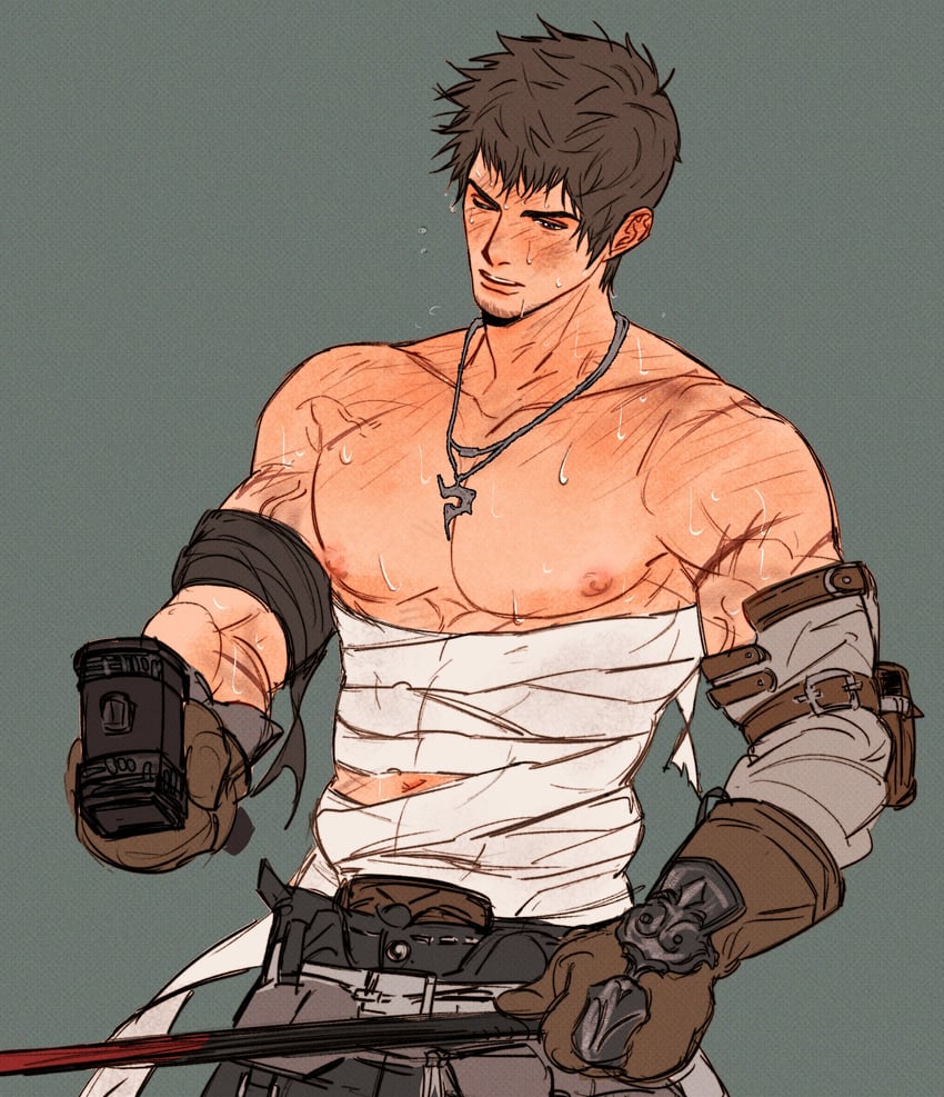 ardbert hylfyst (final fantasy and 1 more) drawn by doong_24