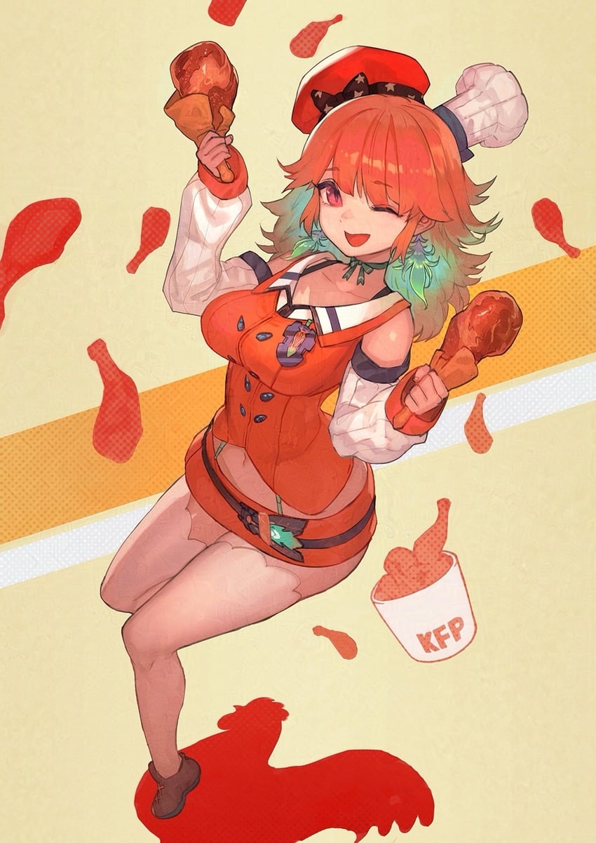 takanashi kiara (hololive and 2 more) drawn by lack