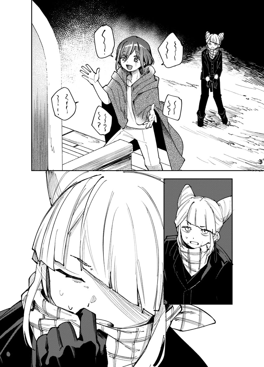 tomarigi yasumi and kisaragi ayumi (toshi densetsu kaitai center) drawn by 100387l