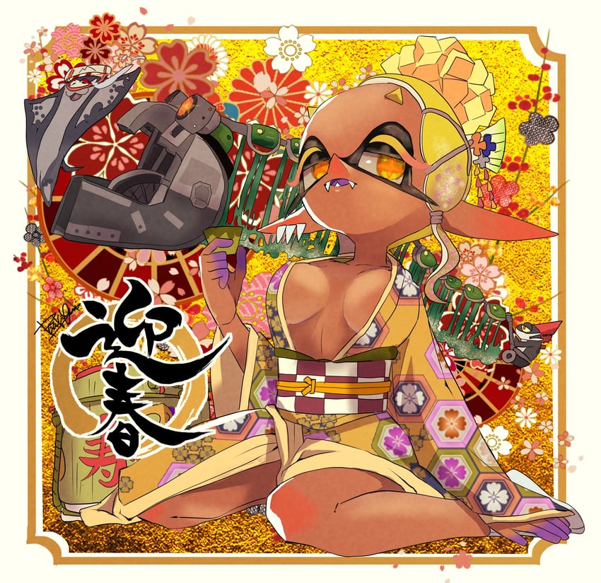 frye (splatoon and 1 more) drawn by isamu-ki_(yuuki)
