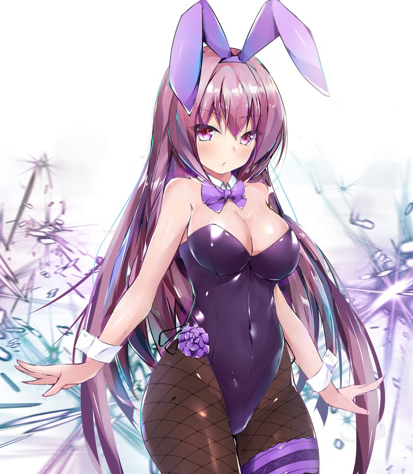 scathach (fate and 1 more) drawn by twiska_(doubitian)