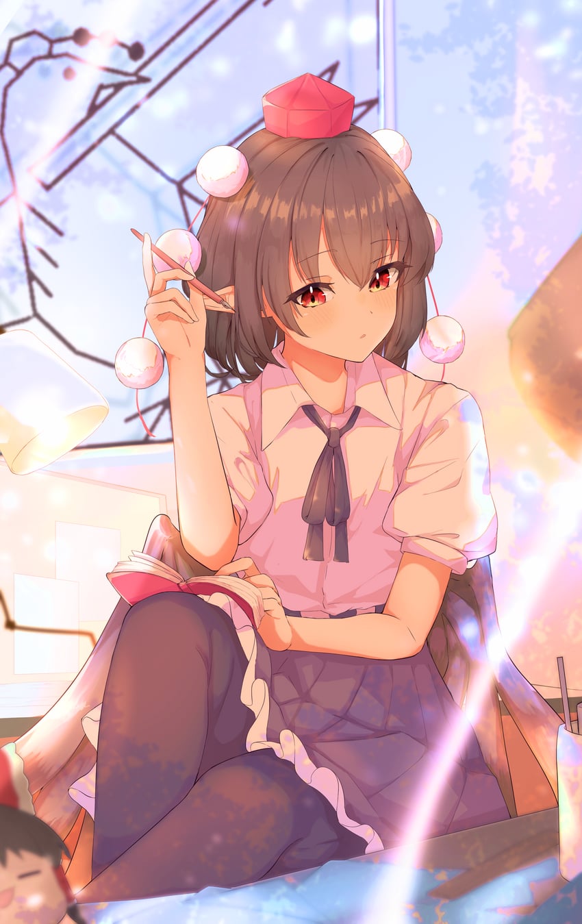hakurei reimu and shameimaru aya (touhou) drawn by seele_(chanseele0128)