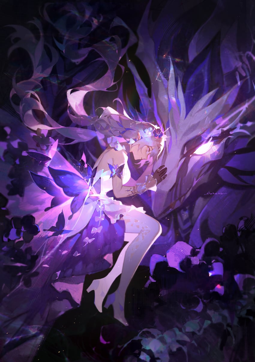 castorice and pollux (honkai and 1 more) drawn by elodeas