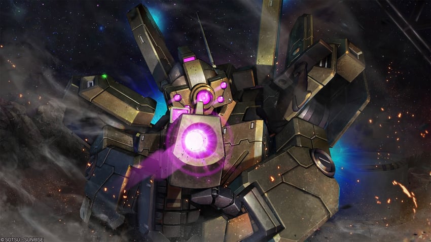 jegan and jegan ecoas type (gundam and 3 more) drawn by tenjin_hidetaka