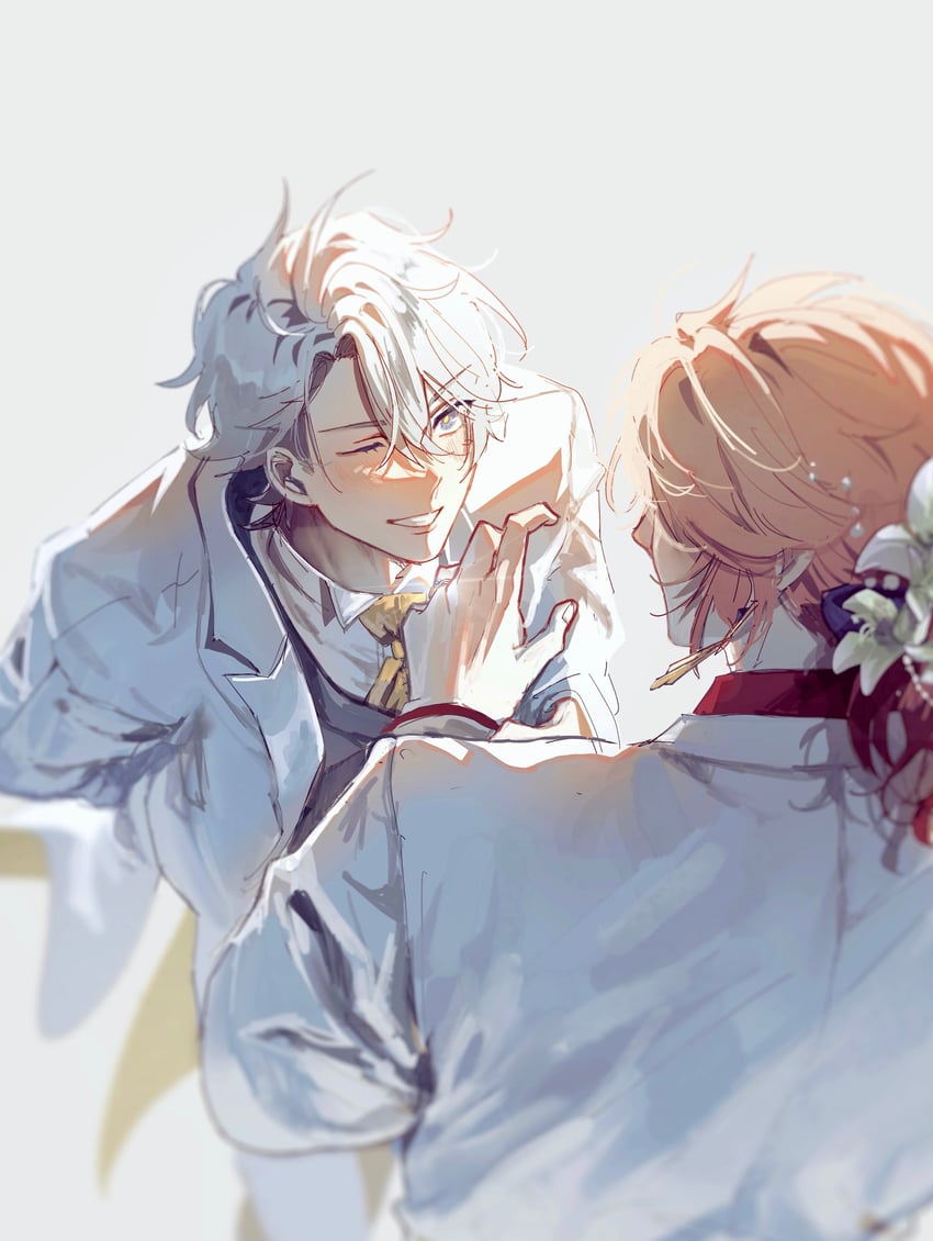 phainon and mydei (honkai and 1 more) drawn by ggtnnk