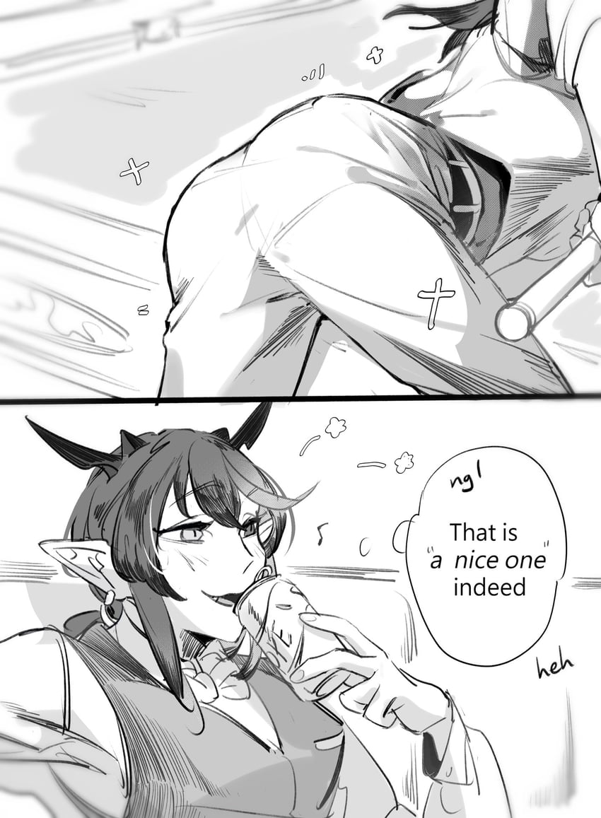 hakos baelz and irys (hololive and 1 more) drawn by minus_a