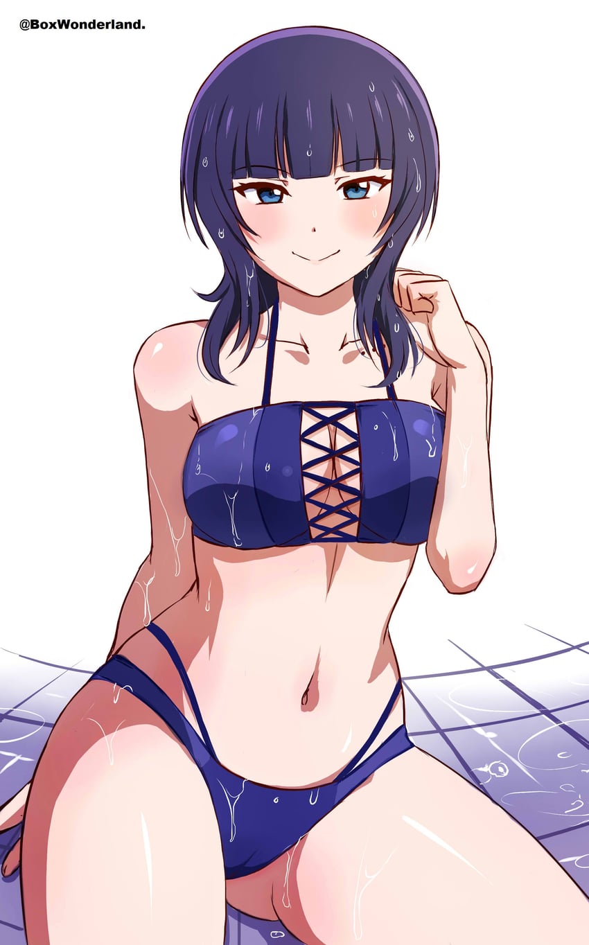 asaka karin (love live! and 1 more) drawn by box_wonderland