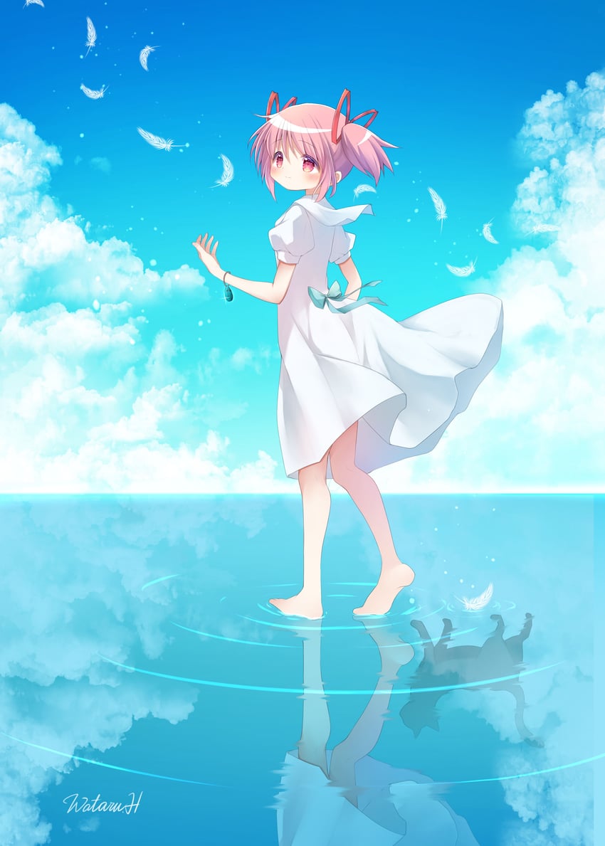 kaname madoka and amy (mahou shoujo madoka magica) drawn by hoshikage_wataru