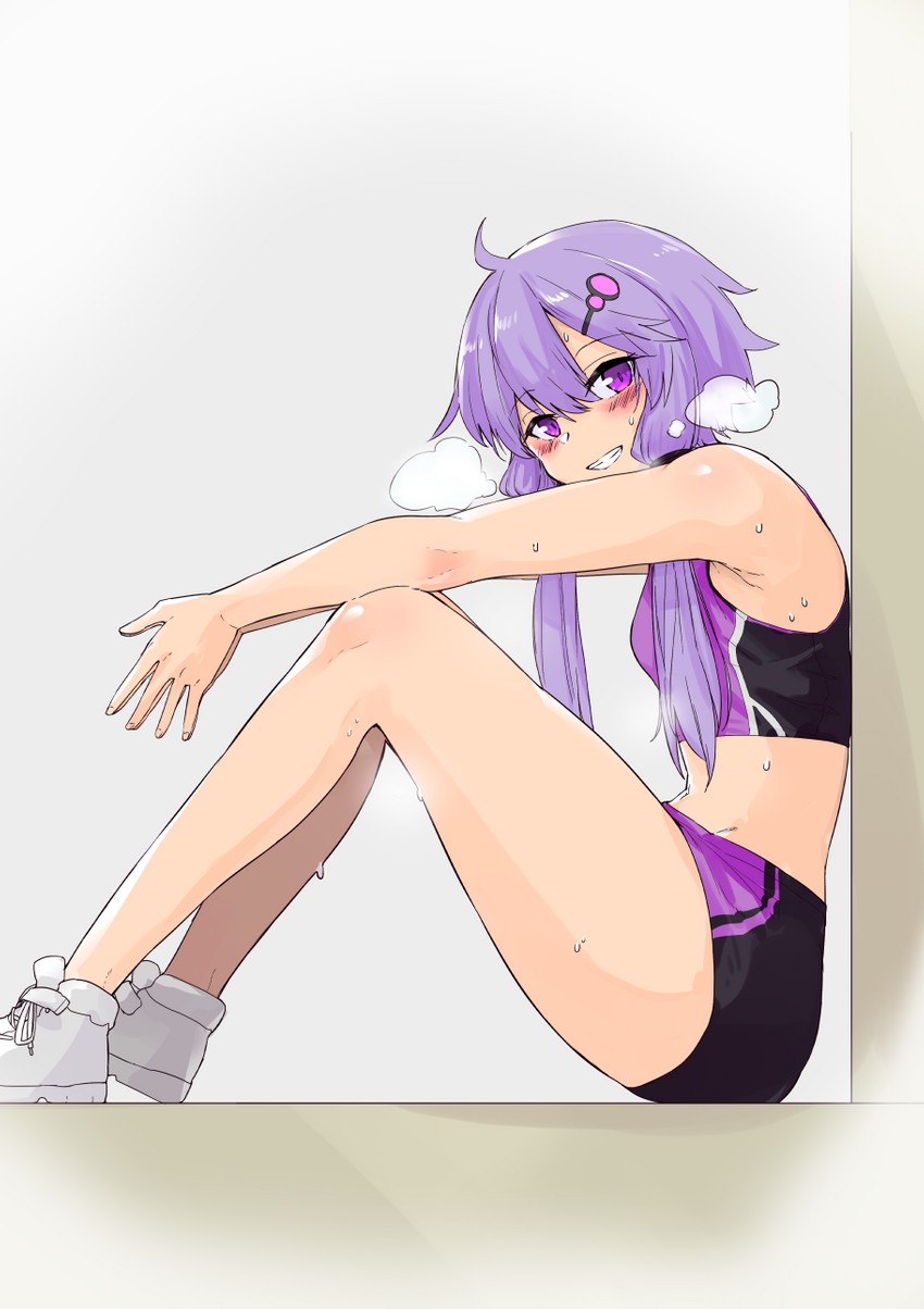 yuzuki yukari (vocaloid and 1 more) drawn by zooanime