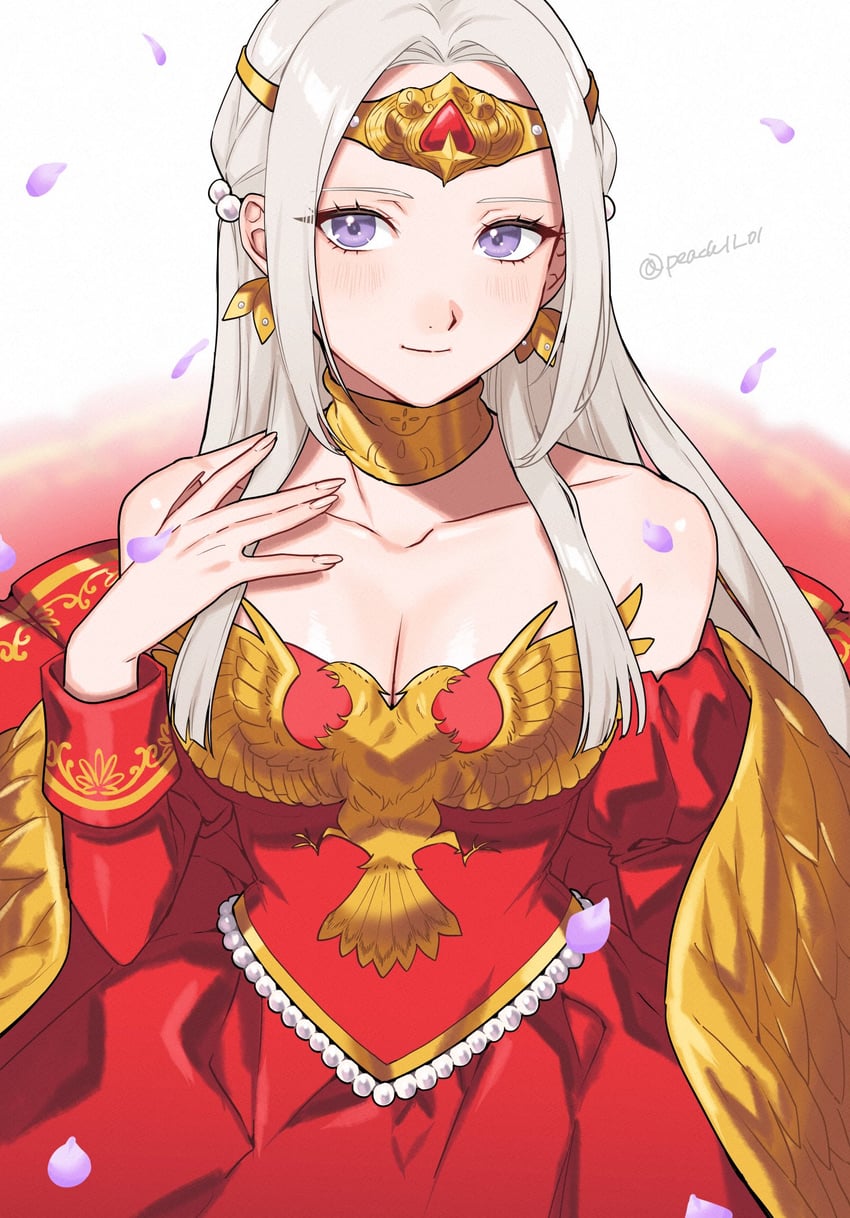 edelgard von hresvelg (fire emblem and 2 more) drawn by shamu_(peach11_01)