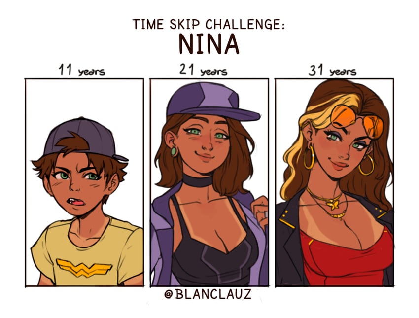 nina (original and 2 more) drawn by blanclauz