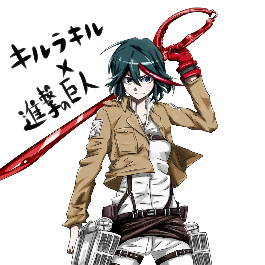 matoi ryuuko (kill la kill and 1 more) drawn by point@udon