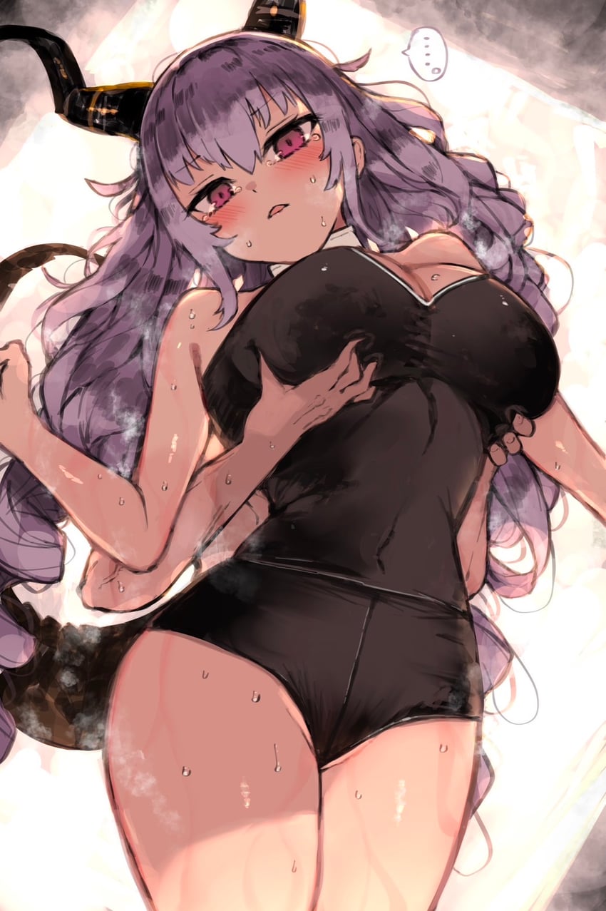 typhon (arknights) drawn by kyuu_(plastic_night_q)