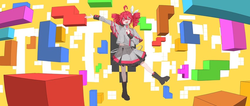 kasane teto (utau and 3 more) drawn by rikyuu_dayo