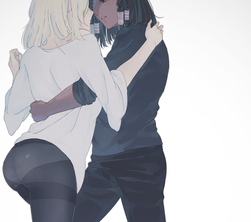 mercy and pharah (overwatch and 1 more) drawn by tokudo_02