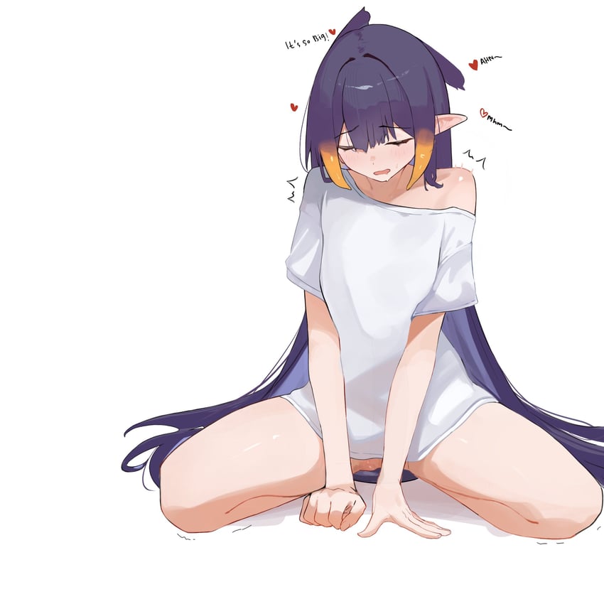 ninomae ina'nis (hololive and 1 more) drawn by ku_roiko