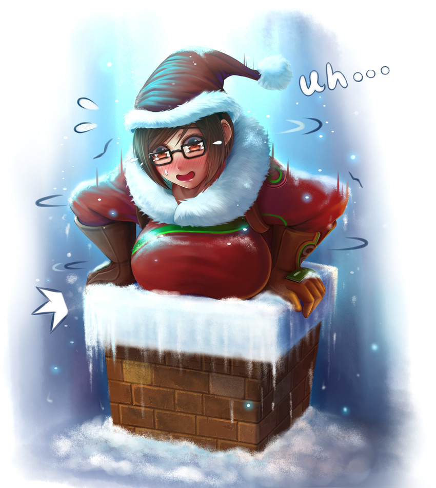 mei and mei-rry mei (overwatch and 1 more) drawn by oldlim