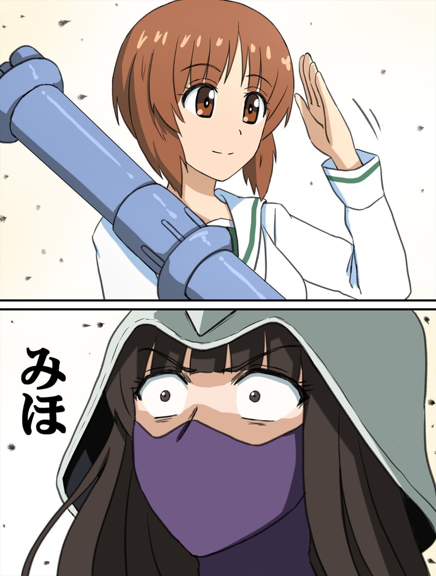nishizumi miho, nishizumi shiho, and kycilia zabi (girls und panzer and 2 more) drawn by omachi_(slabco)