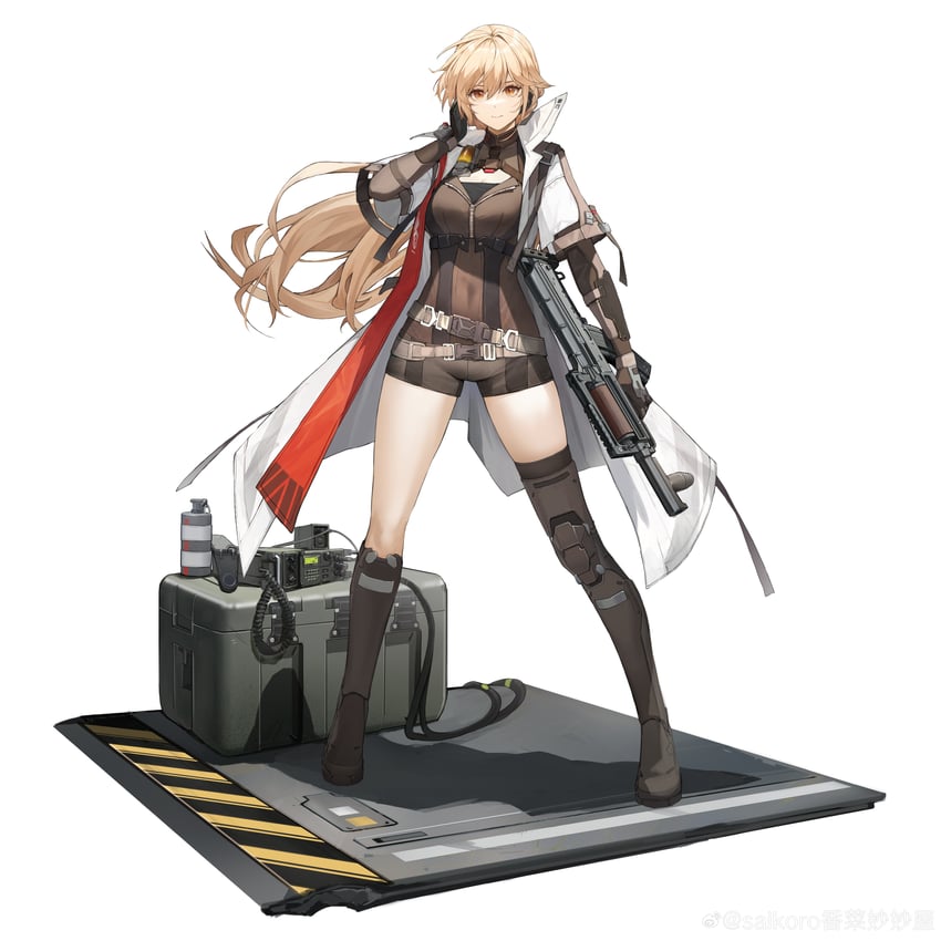 ots-14 and groza (girls' frontline and 1 more) drawn by saikoro_xiangcai_miaomiao_wu