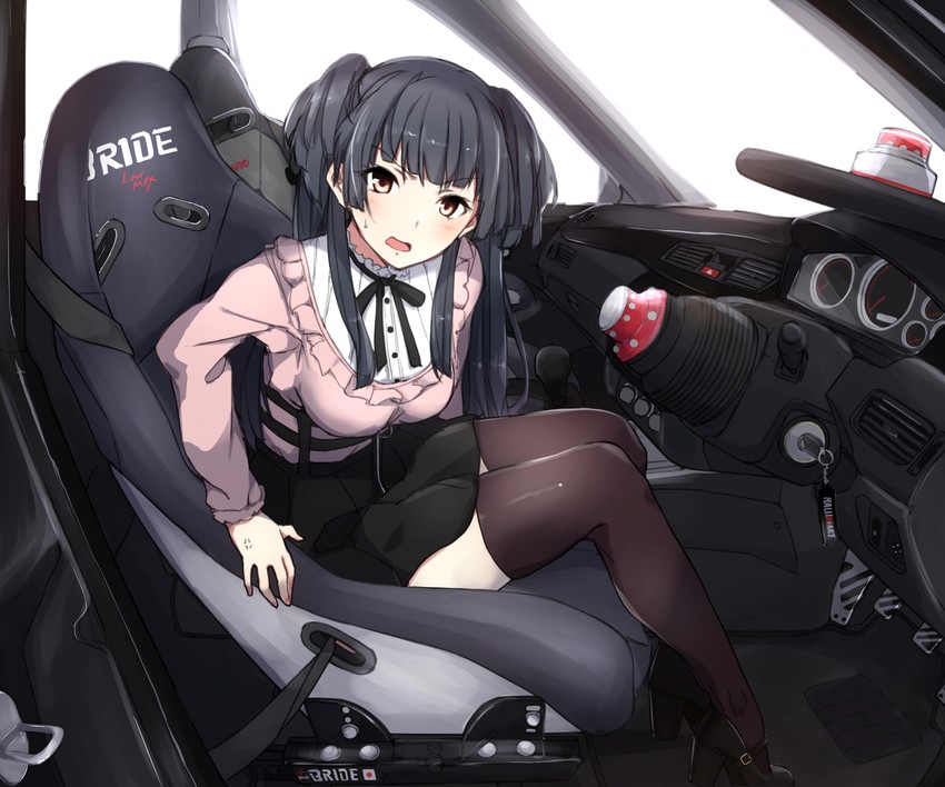 mayuzumi fuyuko (idolmaster and 1 more) drawn by igo_miku