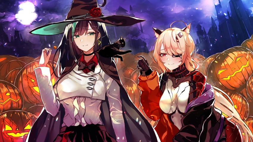 lin and nemesis (tower of fantasy) drawn by sas_(ls08b)