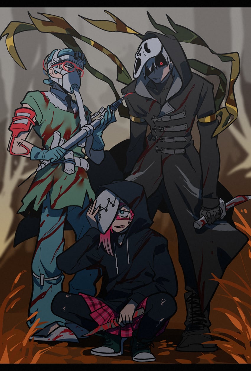 risotto nero, melone, and ghiaccio (jojo no kimyou na bouken and 1 more) drawn by sameyama_jiro