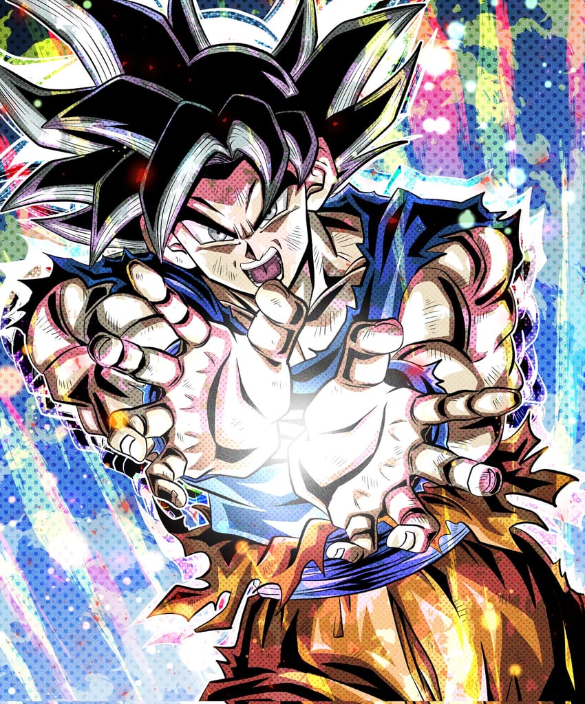 son goku (dragon ball and 1 more) drawn by ushi_(akabec0)