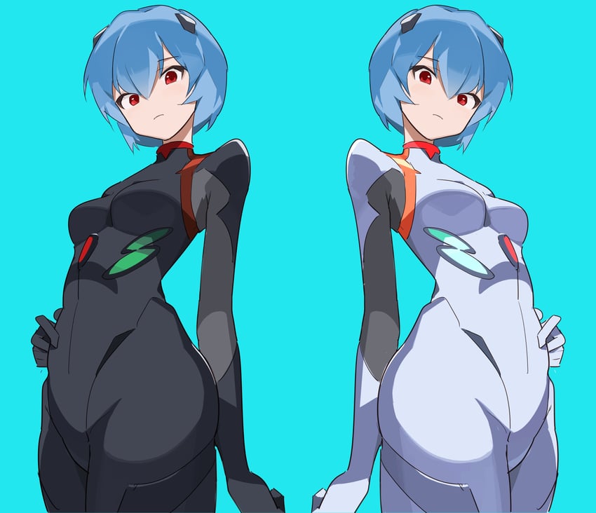 ayanami rei (neon genesis evangelion and 2 more) drawn by t-lex