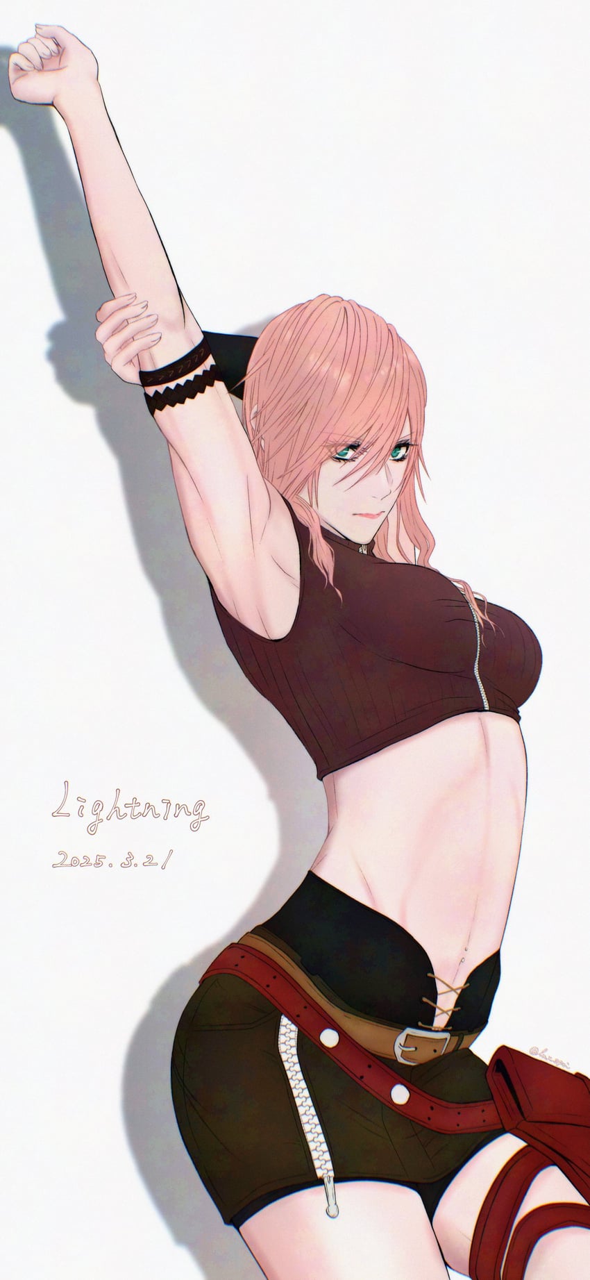 lightning farron (final fantasy and 1 more) drawn by lux_spei