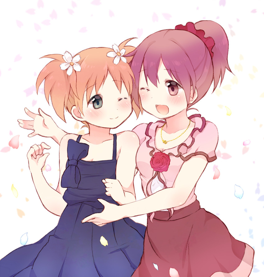 takayama haruka and sonoda yuu (sakura trick) drawn by tarabagani