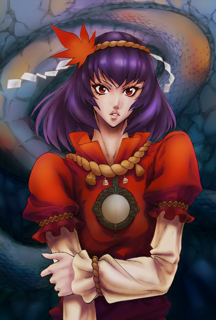 yasaka kanako (touhou) drawn by kosuke_(gonzo_2010)