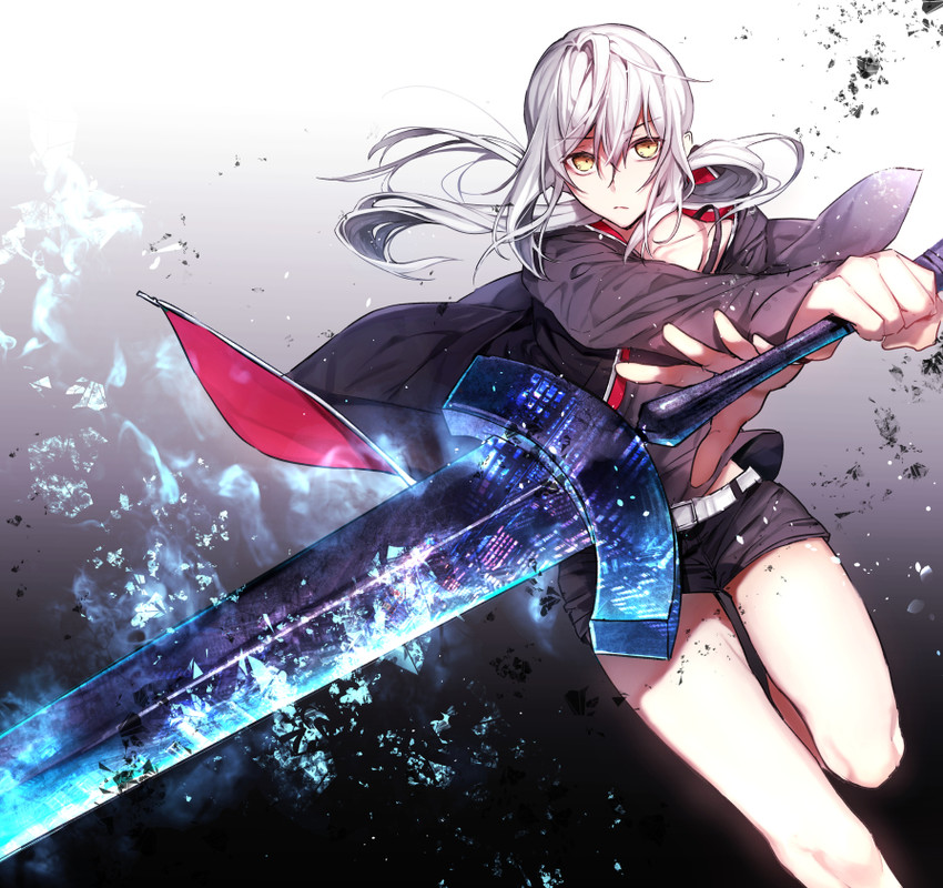 artoria pendragon and saber alter (fate and 1 more) drawn by hanagata